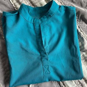 Figs Pacific Blue XXS Rafaela Top